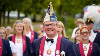 Die Weinheimer Blüten waren 2024 bereits beim Umzug auf den Heimattagen 2024 in Härtsfeld mit von der Partie.
