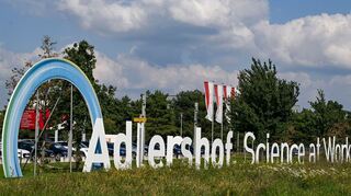 Ziel eines Brandanschlags soll laut einem Bekennertext der Technologiepark Adlershof im Südosten Berlins sein.