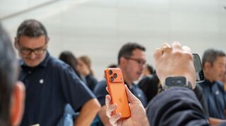 Das iPhone 17 Pro in der neuen Farbe Orange bekam besondere Aufmerksamkeit.
