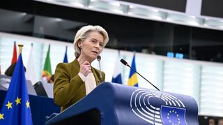 Von der Leyen kündigte unter anderem an, dass die EU-Kommission wegen Israels Vorgehen im Gazastreifen ihre Unterstützung für das Land aussetze.