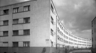 Mannheim Waldhof: Ecke Kornstraße/Weizenstraße (heute Otto-Siffling-Straße).