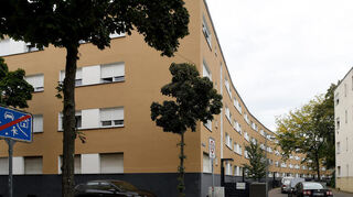Mannheim Waldhof: Der gesuchte Ort Ecke Weizenstraße/Otto-Siffling-Straße heute. Beim Mannheimer Morgen-Rätsel Erkennen Sie Mannheim haben wieder viele mitgerätselt.