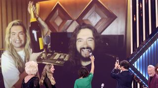 Tom und Bill Kaulitz waren in der Show zugeschaltet.