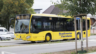 Wegen der unterschiedlich starken Auslastung des Stadtbusses erwägt die Stadt Viernheim, ein On-Demand-System einzuführen.
