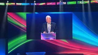 Der Ehemalige Bundespräsident Joachim Gauck hielt den Festvortrag.