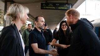 Der zweite Besuch in der Ukraine in nur wenigen Monaten: Prinz Harry besucht Kiew.
