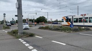 Im späteren Verlauf der Arbeiten werden auch Autofahrer von der Feudenheimer Straße zeitweise nicht auf die B38a abbiegen können.