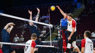 Die deutschen Volleyballer erfüllten die Pflichtaufgabe.