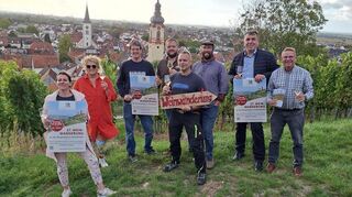 Die Akteure um Verkehrsvereins-Chef Joachim Müller (r.) und Bürgermeister Christoph Oeldorf (links neben ihm).
