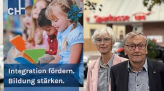 Hilary und Claus Herzog stellen die von ihnen gegründete Stiftung vor, die unter dem Dach der Stiftergemeinschaft der Sparkasse Rhein-Neckar Nord steht.