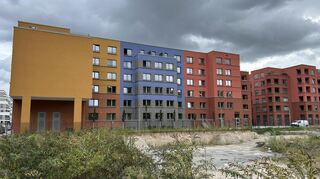 Der Neubau steht in Ludwigshafen-Süd neben dem Ärztehaus Lusanum.