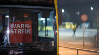 Viele Busse werden Anfang der Woche nicht fahren.