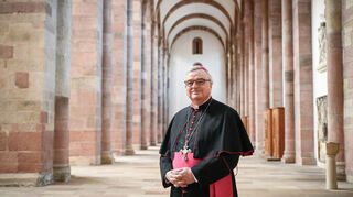 Karl-Heinz Wiesemann, Bischof von Speyer, am 5. Februar 2024 im Dom in Speyer.