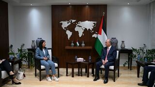 Die Entwicklungsministerin, Reem Alabali Radovan (SPD), hatte Ende August den Ministerpräsidenten der Palästinensischen Autonomiebehörde, Mohammed Mustafa, in Ramallah besucht.  (Archivfoto)
