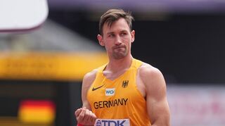 In Lauerstellung: Niklas Kaul.