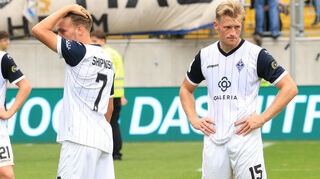 Frust bei Nicklas Shipnoski (links) und Malte Karbstein.