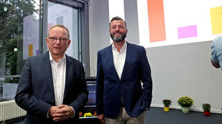 Knappes Rennen bei der OB-Wahl in Ludwigshafen zwischen Klaus Blettner (links, CDU/FWG) und Jens-Peter Gotter (SPD).