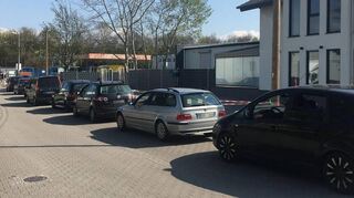 Die Zufahrt zum Recyclinghof Morchhof. Nach vorheriger Anmeldung kann man hier Sperrmüll kostenlos abgeben.