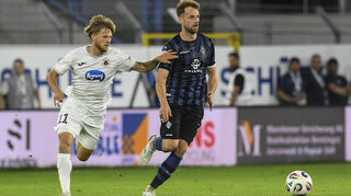 Waldhofs Kapitän Lukas Klünter will mit seinem Team wieder „eine starke Abwehr stellen“.