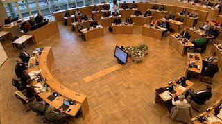 Der Mannheimer Gemeinderat, in dem Annalena Wirth sitzt.