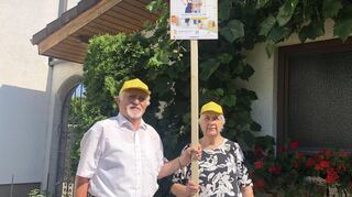 Die Vorsitzenden des Mannheimer Seniorenrates Konrad Schlichter und Marianne Bade. Hier bei den Vorbreitungen für den Landesseniorentag, den Mannheim jüngst ausrichtete.