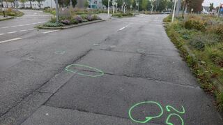 Hier an der Kreuzung Wingertsbuckel/Am Aubuckel kam es zu dem tödlichen Unfall
