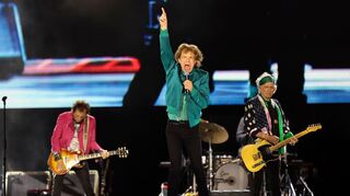 Mick Jagger und Co. ließen es nicht nur auf der Bühne krachen, sondern auch auf der Straße. (Archivbild)