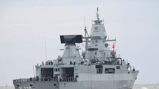 Die Fregatte «Hamburg» ist im Rahmen einer Nato-Mission unterwegs.