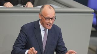 Kanzler Friedrich Merz (CDU) stimmte im Bundestag auf große Reformen ein. (Archivfoto)