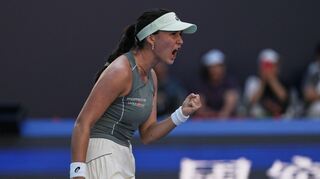 Eva Lys glaubte in Peking an den möglichen Erfolg - und machte den Viertelfinaleinzug überraschend perfekt.