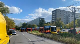 Am Alexanderplatz hat es einen schweren Unfall gegeben.