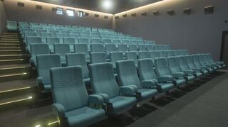 Der Kinosaal des Cinema Quadrat in K1.
