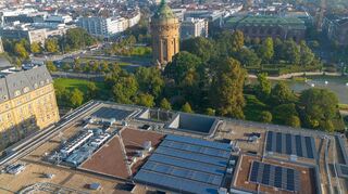 Auch auf dem Dach der Mannheimer Kunsthalle ist eine Photovoltaik-Anlage montiert. Künftig sollen die Zuschüsse dafür gekürzt werden.