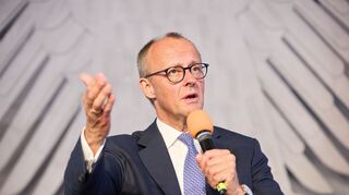 In diesem Jahr wird Friedrich Merz als Bundeskanzler die Rede bei der zentralen Feier zum Tag der Deutschen Einheit halten. (Archivbild)