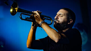Ibrahim Maalouf im BASF-Feierabendhaus zur Eröffnung des 27. Enjoy Jazz am 2.10.2025.