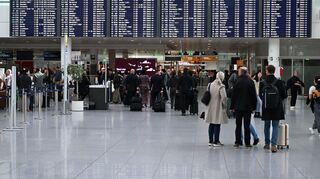 Am Flughafen München kam es zu Flugausfällen.