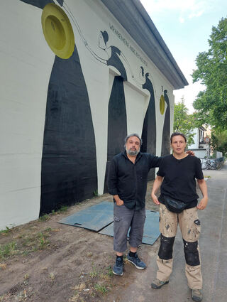 Mehrdad Zaeri und Christina Laube.