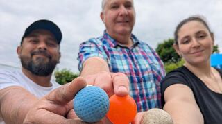 Fidan Kasumaj (l.) und Alexa Kasumaj (r.) sind seit Sommer Pächter der Minigolf-Anlage in Ilvesheim. Jetzt übernehmen sie auch das Restaurant des Angelsportvereins in direkter Nachbarschaft.