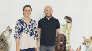 Susanna Sielicki-Walter und Thorsten Walter aus Heidelberg wollen mit Green Forest Fund gegen den Klimawandel ankämpfen. Familienhund Eddie war dabei, als ihnen die Idee zum Verein kam.