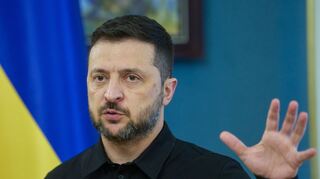 Der ukrainische Präsident Wolodymyr Selenskyj spricht von hohen russischen Verlusten vor Pokrowsk (Archivbild)