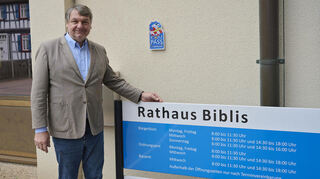 Volker Scheib will Bibliser Bürgermeister bleiben und bewirbt sich daher erneut für dieses Amt.