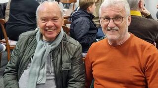 Reiner Hollich (rechts) mit Klaus Schlappner.