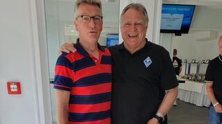 Roland Dickgießer mit Klaus Markgraf vom Ehren- &Ältestenrat.