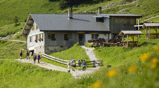 Die erste Etappe der Vier-Länder-Alpenüberquerung startet im Kleinwalsertal.