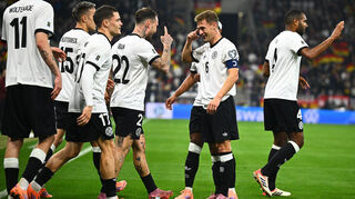 Jubel bei der deutschen Mannschaft.