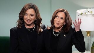 2024 spielte Präsidentschaftskandidatin Kamala Harris sich selbst.