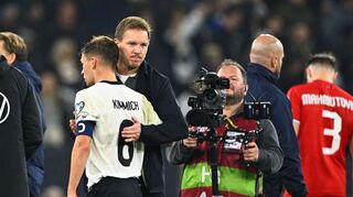 Nagelsmann und Kimmich sind nach dem Spiel gegen Luxemburg zufrieden.