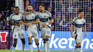 Thomas Müller jubelt mit den Vancouver Whitecaps über seinen Treffer in der Nachspielzeit zum 2:1-Erfolg in Orlando.