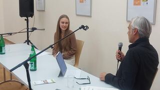 Annika Reinhardt im Gespräch mit Stefan Dettlinger.