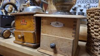 Kaffeemühlen: Haushaltsgerät einst in jeder Familie, heute nahezu unbekannt.